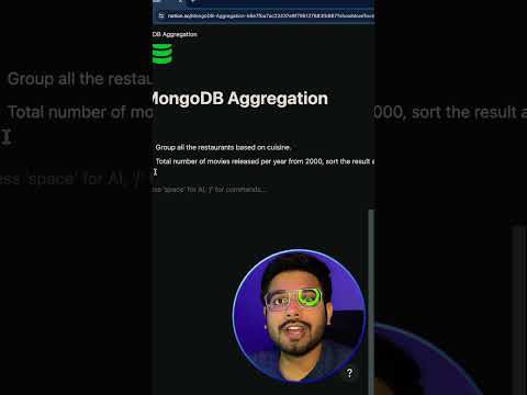 Learn MongoDb Aggregation 2024 #mongodb #database #coding #100secondsofcode